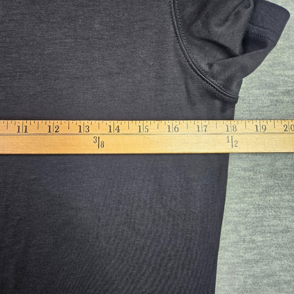 ROBERT BARAKETI Men's Casual Black Short Sleeve Pima Cotton T-shirt Size S - Picture 3 of 8